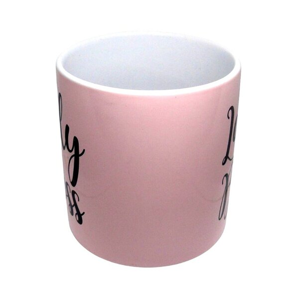 Lady Boss Pink Ceramic Coffee Mug 21 Oz TMD Holdings - Picture 5 of 6